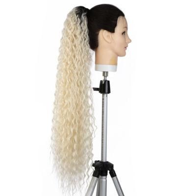 30&quot; 613 Blond Color Synthetic Claw Clip Woman Extension High Wave Ponytail