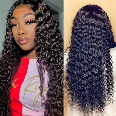 12A 10A 13X6 Swiss Tranparent Lace Front Closure 30 Inch Water Wave Wigs Lace Frontal