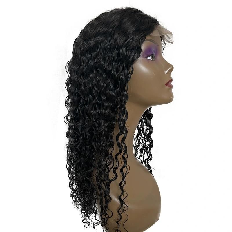 Water Wave Brazilian Human Hair Wigs 4*4 Lace Front Wigs for Black Women