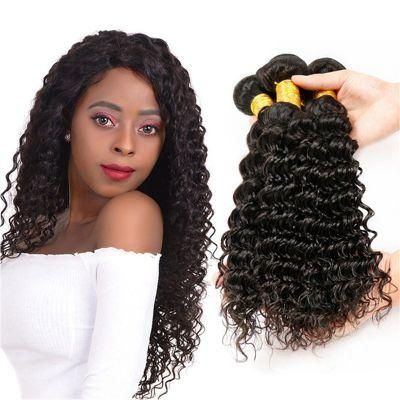 Luxuve Bundles and Frontals Wholesale 10A Grade Deep Wave Bundles with Frontal Swiss Lace Closure Indian Hair Vendors Virgin Extension