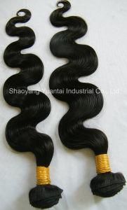 Wavy Human Hair Weft/Weaving Extension Made of Virgin Hair