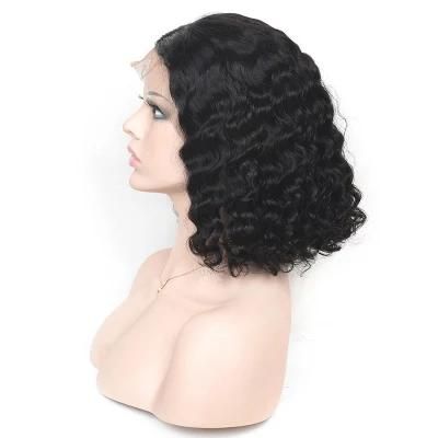 Female Roll Props Hip Hop Corn Black Hair Wig Medium Short Hair Show Styling Wigs for Women