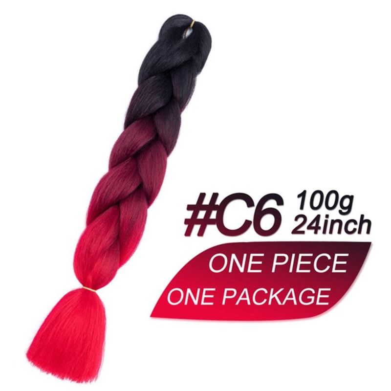 Kbeth Best Price Bulk Pack Soft Ombre Synthetic Box Braid Crochet Jumbo Expression Pre Stretched Braiding Hair Extension Free Shipping China Factory Wholesale