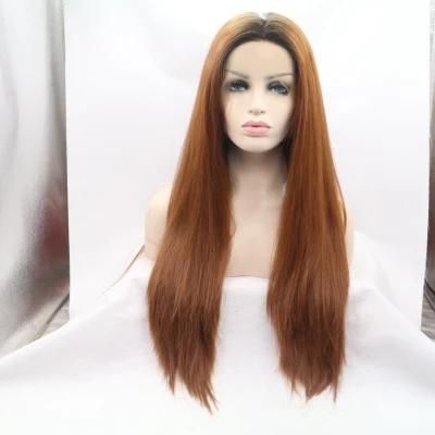 Factory Vendor High Quality Synthetic Wigs Lace Frontal Wig