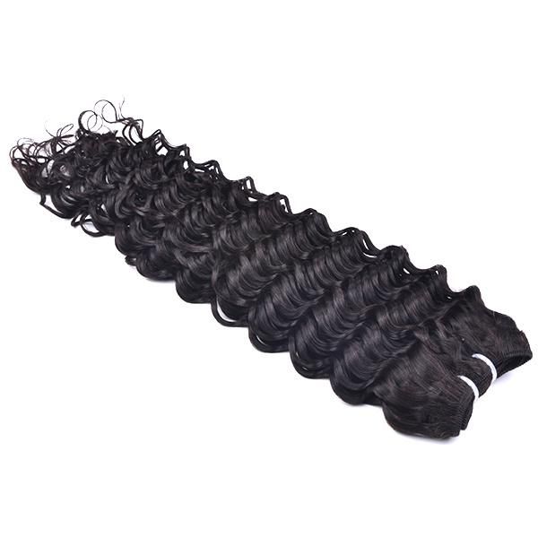 Hair Factory Double Drawn Remy Wholesale Price Virgin Deep Wave Deep Curl Remy Human Hair
