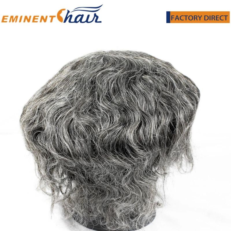 Custom Human Hair Mono Base Men′ S Toupee