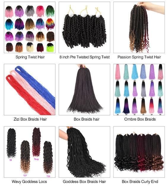 Ombre Senegal Twist Braiding Hair Afro Crochet Senegalese Twist Braids