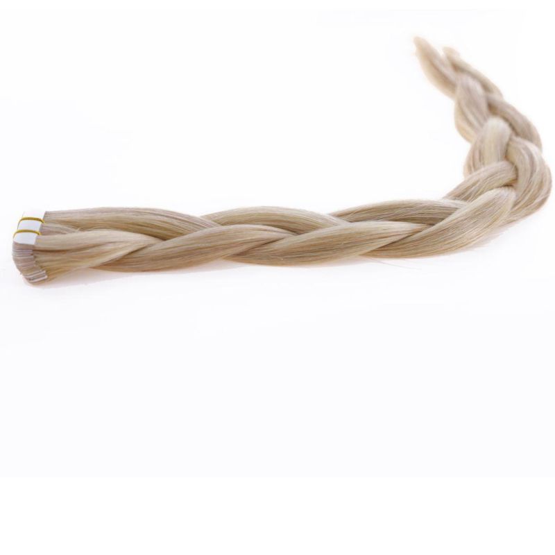 Hair for Woman Tape in Human Hair Extensions 50g Glue on Hair Balayage Color Invisible Seamless 100% Real Machine Remy Human Hair