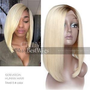 Ombre Blonde Side Part Bob Wig