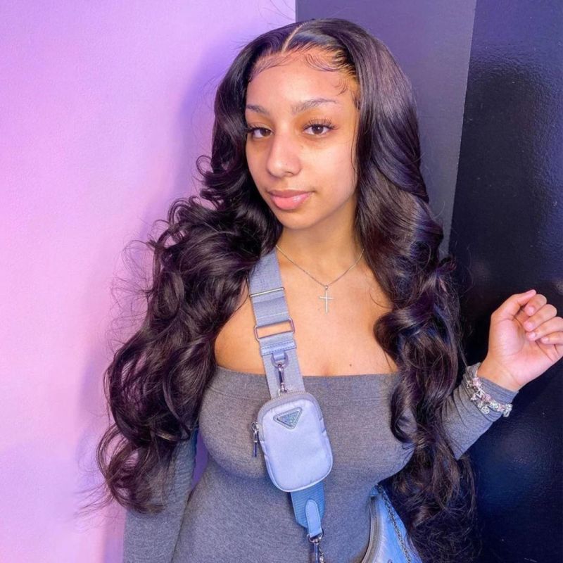 13X4 Body Wave Lace Front Wig Transparent HD Lace Frontal Wig Full Brazilian Hair Wigs for Women Human Hair Wig Natural Hair