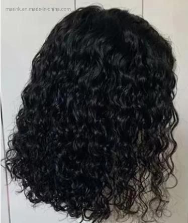 Hot Sale Indian Hair HD Lace Front 100% Virgin Raw Unprocessed Hair Wigs Deep Curly 360 Lace Frontal Wigs for Black Women