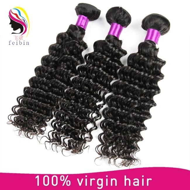 Hot Selling Brazilian Deep Wave Human Virgin Remy Hair Extension