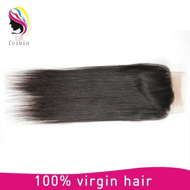 Wholesale Price 6A Unprocessed Brazilian 4X4 Human Lace Closures
