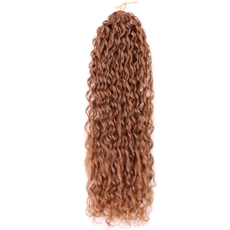 24" Afro Kinky Curly Loose Silky Wavy Crochet Braiding Hair Extension