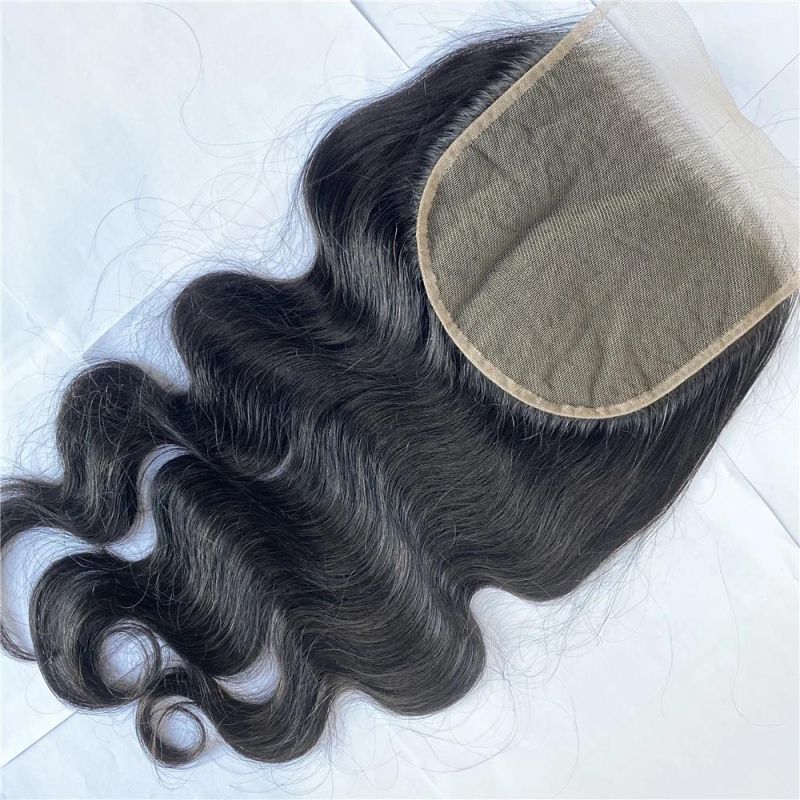 Hot Sale Body Wave Human Hair Korean Lace 6*6 Lace Front Closure