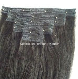 26&quot; Remy Hair with Silicone Padded Clips Hair Extensions Yaki