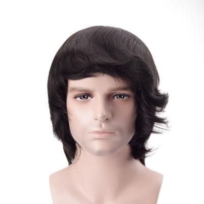 New High Quality Mono Base Men&prime;s Toupee Wigs