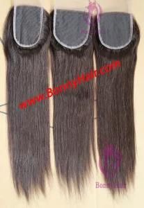 Wholesale Brazilian 8A Straight Human Hair 4&quot;X4&quot; Lace Closure