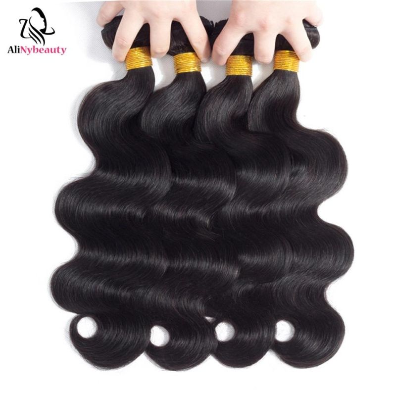 Top Quality Unprocessed Brazilian Virgin 100 Human Hair Weave Body Wave Natural Cuticle Aligned Hair