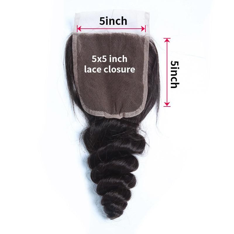 Kbeth Human Hair Toupee 10A Peruvian Deep Loose Wave Virgin Unprocessed Brazilian Hair Extension Loose Wave Human Hair 20 22 24 Inch Weave Bundles with Toupee