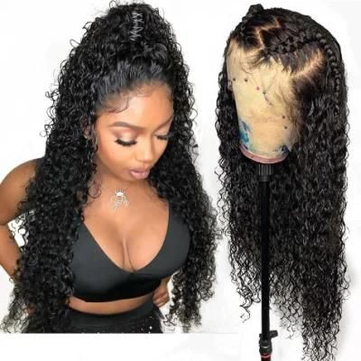 Kbeth 100% Raw Virgin Indian Human Hair Wig Kinky Curly HD Full Lace Frontal Wig Pre Plucked Lace Front Wig for Black Women