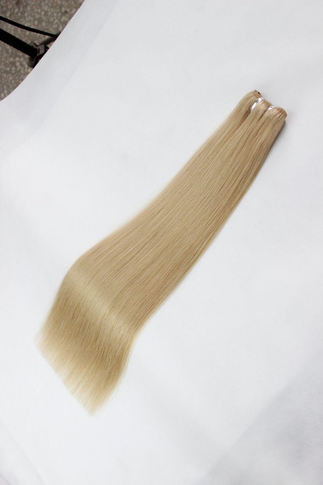 Brazilian Straight Human Hair Hair Bundles Brown Color Remy Human Hair Weaving Bundles Extensions