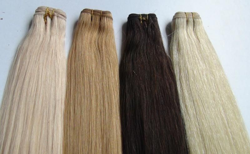 Virgin Hair Human Hair Extension Double Drawn Virgin Remy Human Hair Extensions