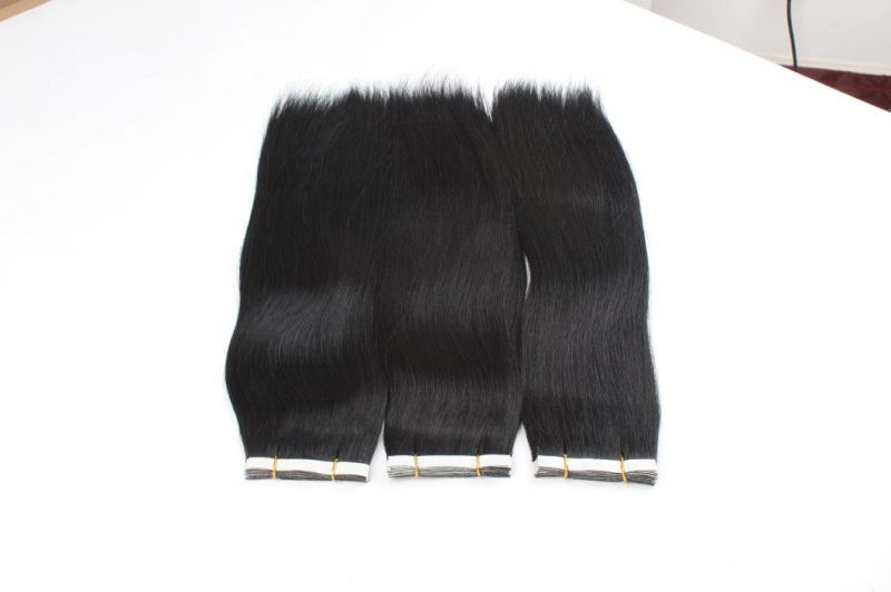 2.5g Tape Hair Extensions Salon Double Drawn Human Remy Hair Adhesive Tape Straight Russian Hair 18"20"22"