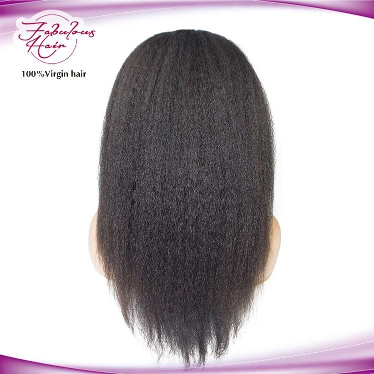 Indian Temple Hair Afro Kinky Full Lace Human Hair Wigs