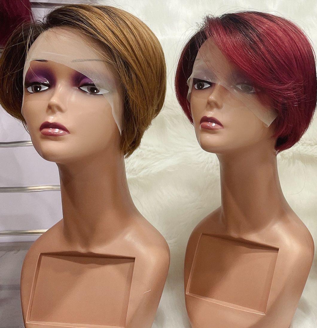 10A Blonde Wig Short Wigs Human Hair Lace Front