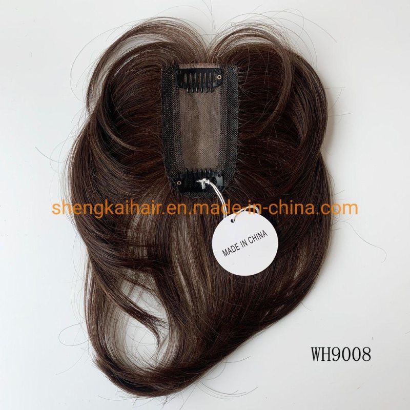 Wholesale Human Hair Synthetic Hair Women Hair Toppers