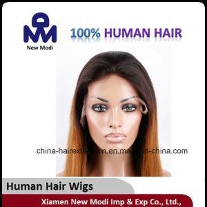Human Hair T#6 Color Full Lace Wig