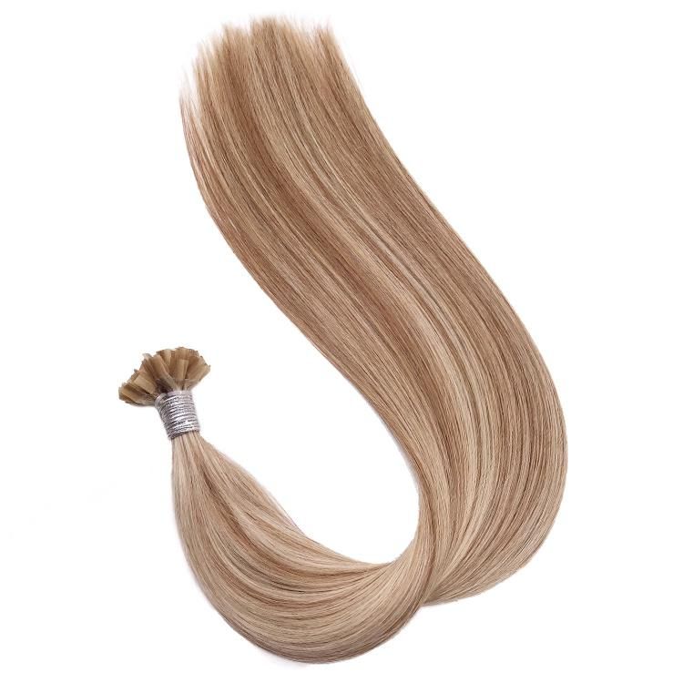 12A Raw Remy Virgin Aligned European Human Hair Double Drawn Flat Tip Hair Extension