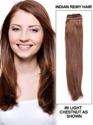 Indian Hair Extension Straight Hair Weft 100% Human Hair