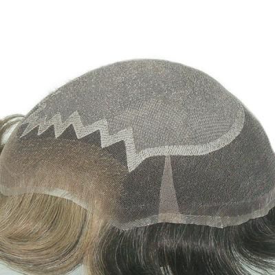 Ljc1307 Injected Lace Cheap Indian Human Hair Toupee