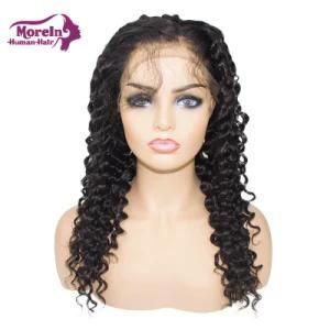 Morein Raw Virgin Hair Unprocessed 10A Grade Indian Lace Front 13*6 Hair Wig