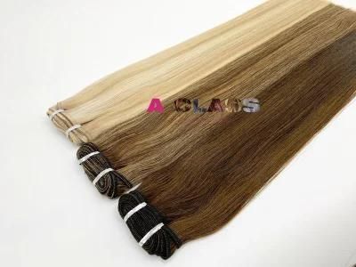 Natural Hair Extension Remy Human Hair Weft