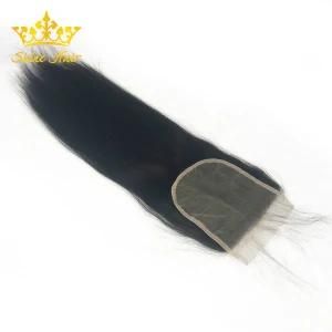 #1b/Natural Black Color Lace Closure 100% Human Hair of Straight