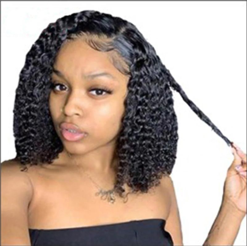 Pixie Cut Wig Short Curly Human Hair Wig Curly Bob Lace Front Wigs 150 Density Remy Brazilian Curly Lace Front Wigs