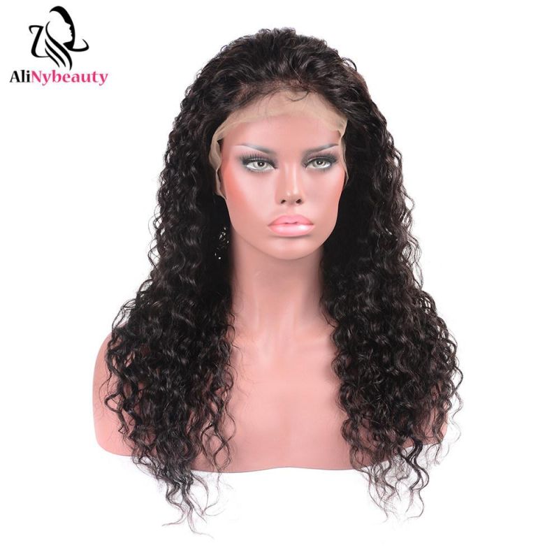 100% Natural Color 360 Lace Human Hair Wig