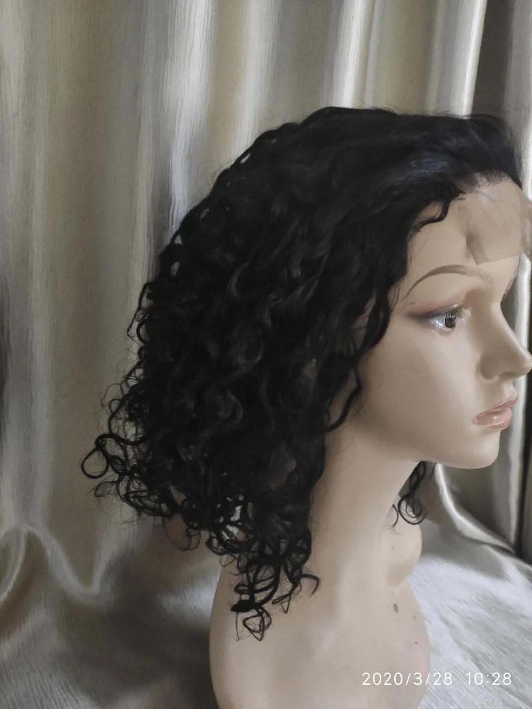 New Closure Water Wave Bob Wigs Brazilian Hair