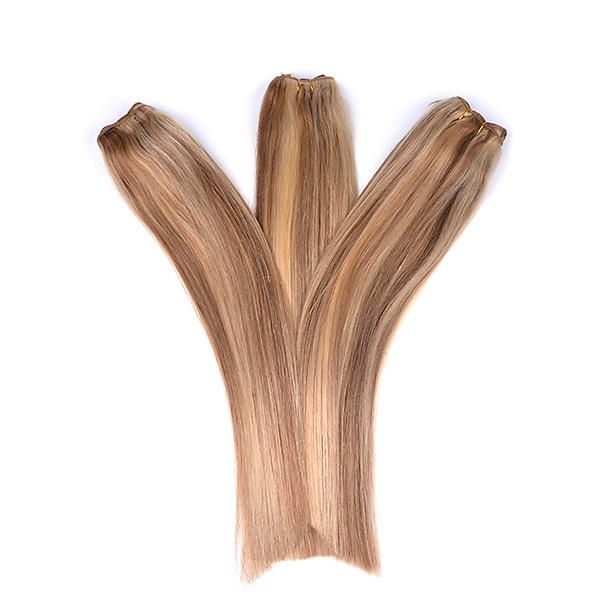 Wholesale Cheap Piano Color Grey Color Human Hair Machine Weft