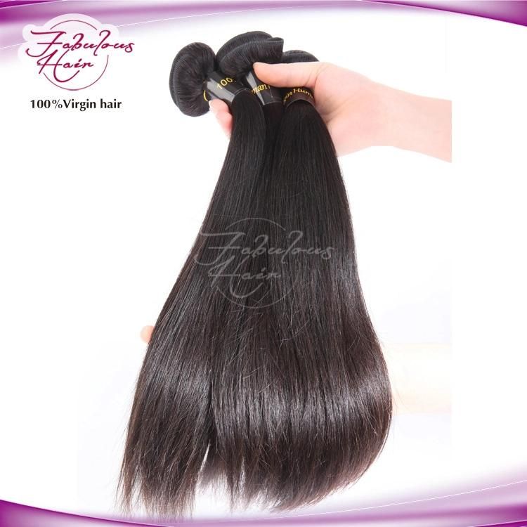 100% Mongolian Virgin Hair Weave Natural Color Remy Human Hair