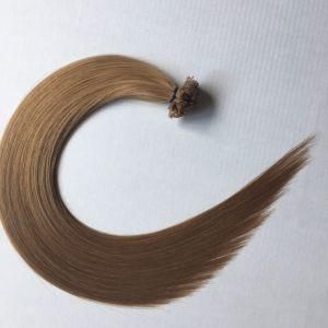 10# Prebonded Flat Nail Tip Brazilian Virgin Remy Human Hair Extensions