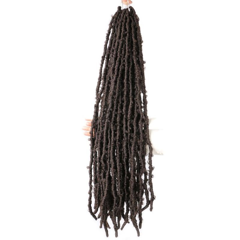 28inch Chinese Dreadlocks Hair Extensions Box Butterfly Locs Crochet Braiding Hair