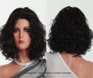 Party Short Bob Wigs - Black