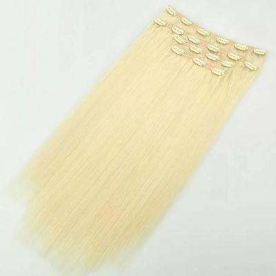 Custom Top Quality 100% Remy Pre Bonded Keratin Lace Clip in Hair Human Hair Extensions.