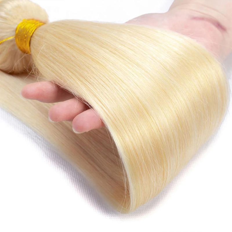 613 Honey Blonde Bundles Brazilian Hair Weave Bundles Strong Weft Straight Human Hair Bundles Extension Remy
