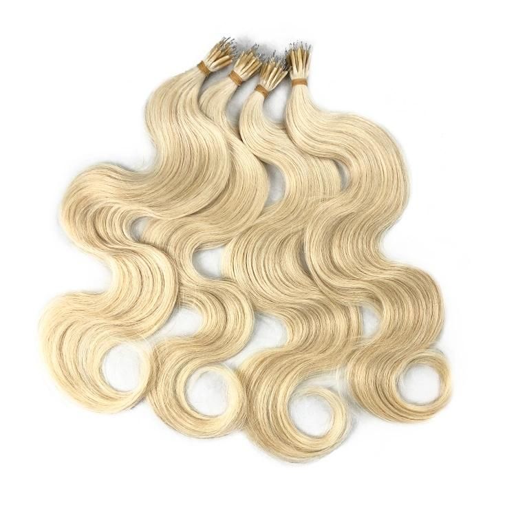 12A Body Wavy Nano Rings Human Hair Extension Remy Virgin Hair Weave