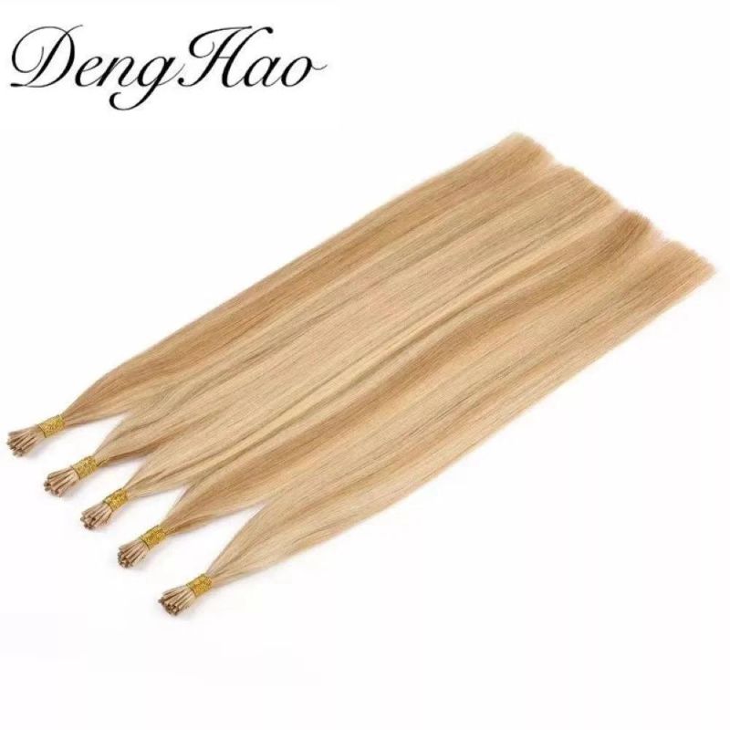 Wholesale Price 100% Raw Human I Tip Hair Extension